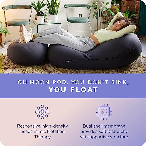 Gray Micro-Bead Stuffed Footrest V400