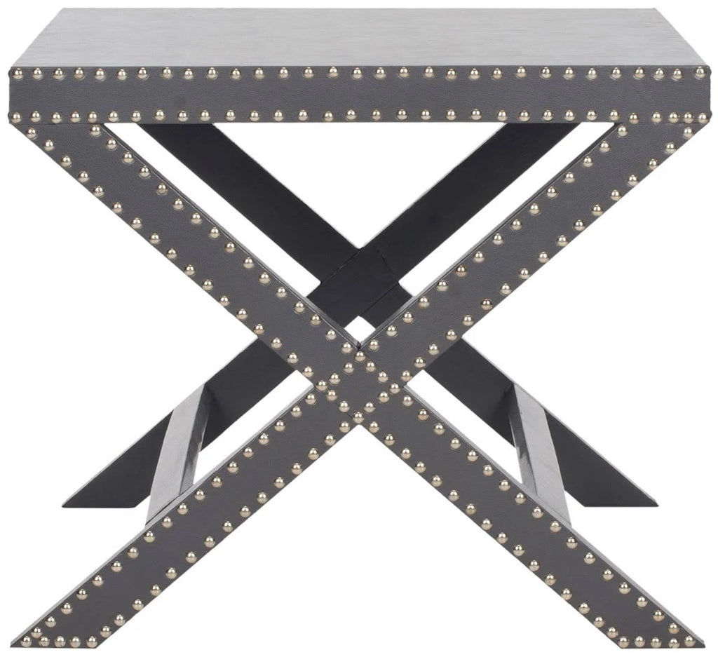 Grey End Table X46058