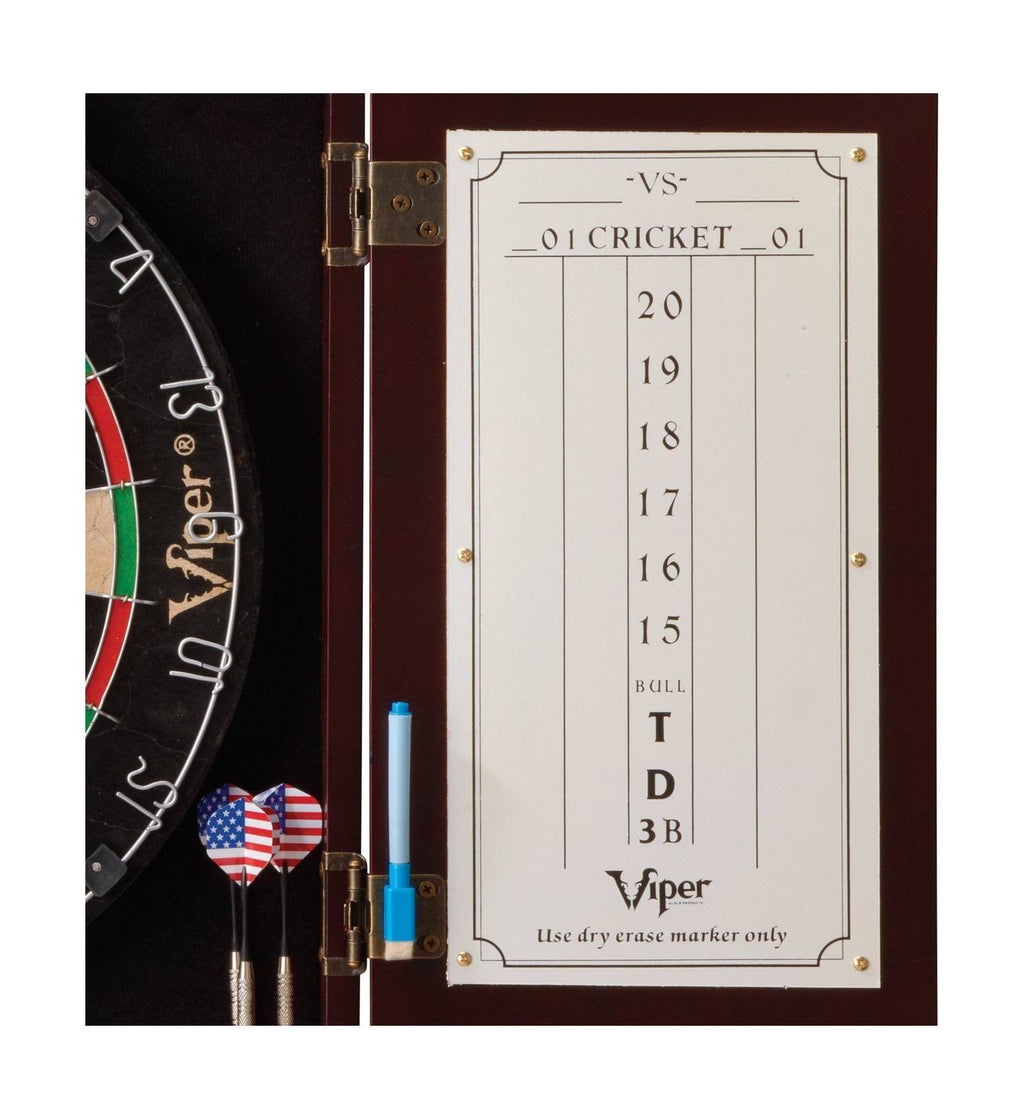 Sisal/Bristle Steel Tip Dartboard & Cabinet Bundle D3705