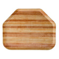 14x22 x 22x22 Trapezoid Tray, Case of 12, Light Butcher Block O961