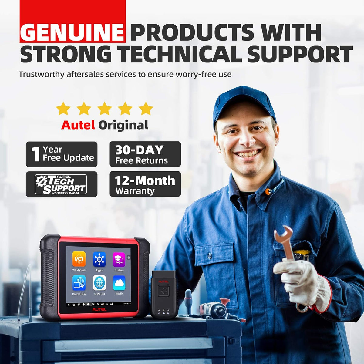 Autel Scanner MaxiCOM MK906BT with Battery Tester, 2022 Auto Scan Tool with ECU Coding, 31+ Service Functions, All Systems Diagnostics, Active Test X932