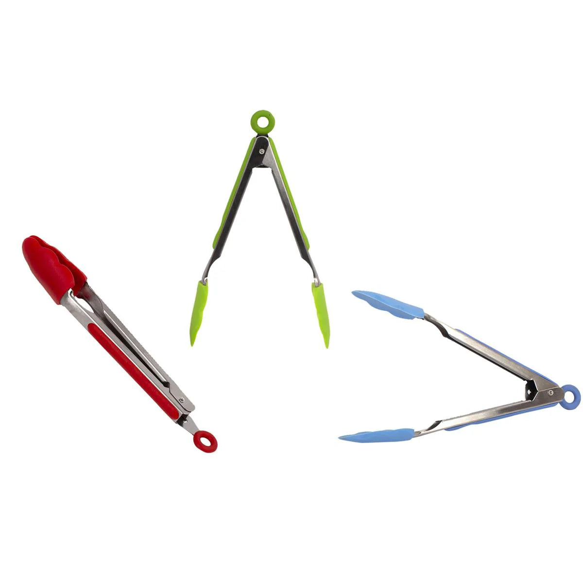 9'' Silicone Tongs with Pull Lock W238