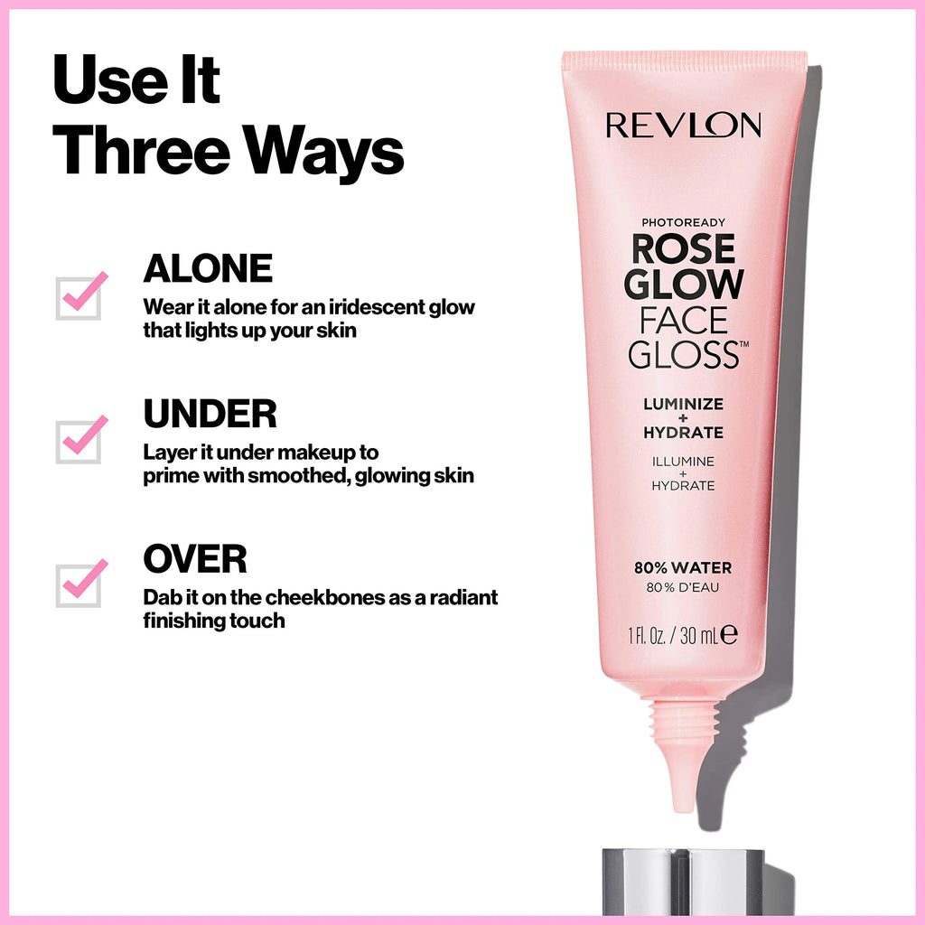Face Primer Rose Glow 1 Fl Oz T3350