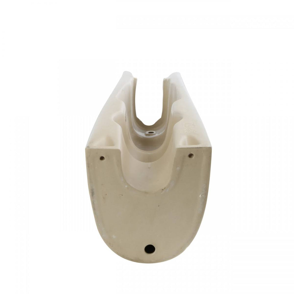 White Widespread Roped Pedestal Sink H46757