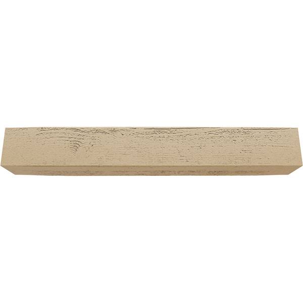 6x22W x 6x22H x 10&L 3-Sided Rough Sawn Faux Wood Ceiling Beam Z375