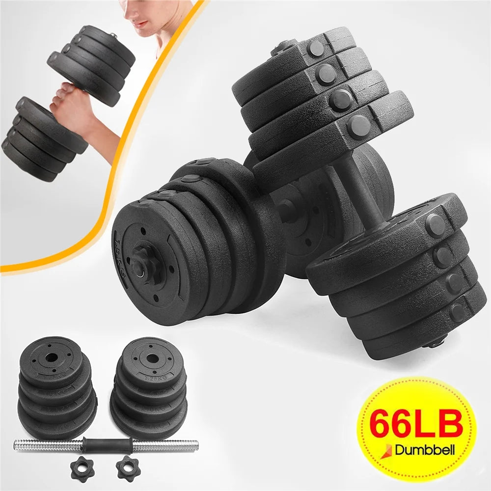 Adjustable Dumbbell Set Black O2553