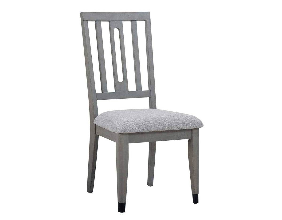 Washed Grey Side Chair L6023