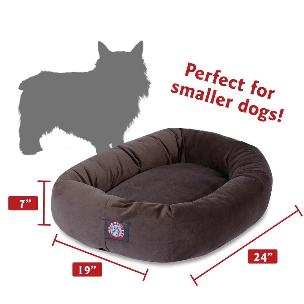 Faux Suede Washable Small Pet Bed Z420