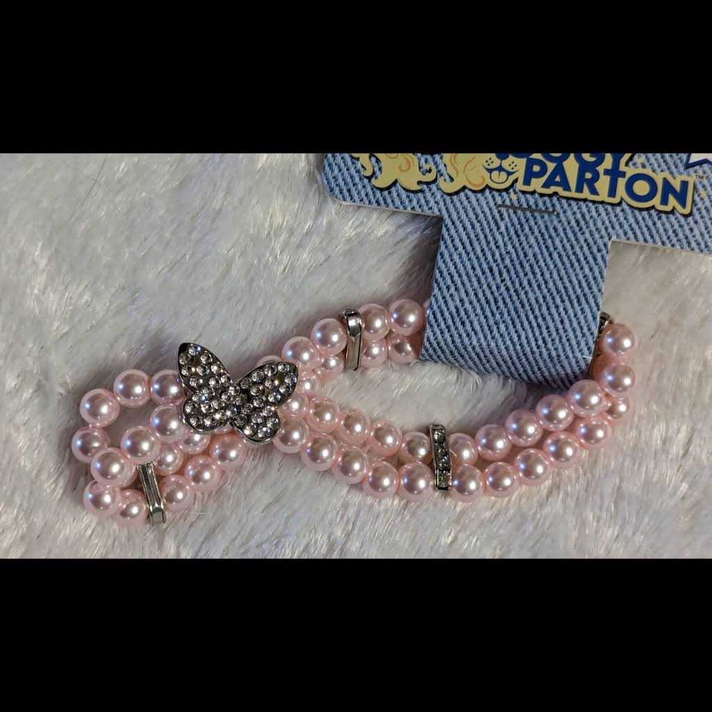 Pink Sparkling Butterfly Neck Piece G338024