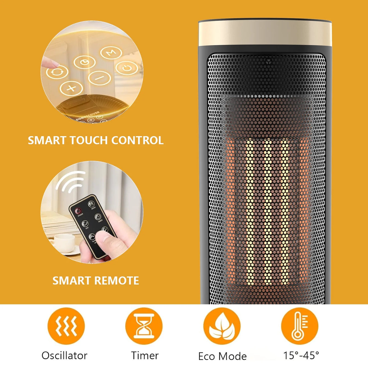 1500W PTC Ceramic Space Heater J722681