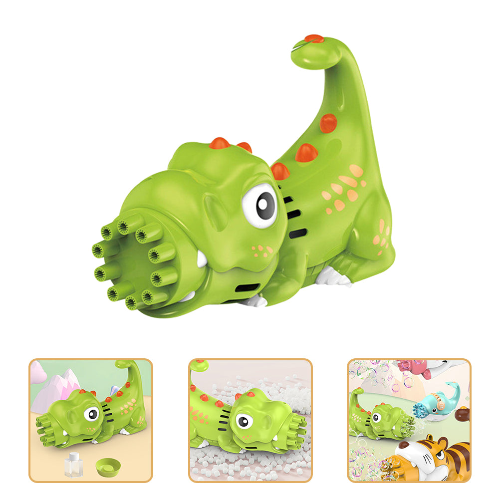 Dinosaur Gatling Bubble Gun 10-Hole Bubble Maker Toy L10466