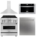 30 in. Gas Range, Range Hood, Microwave Drawer, Dishwasher V69596