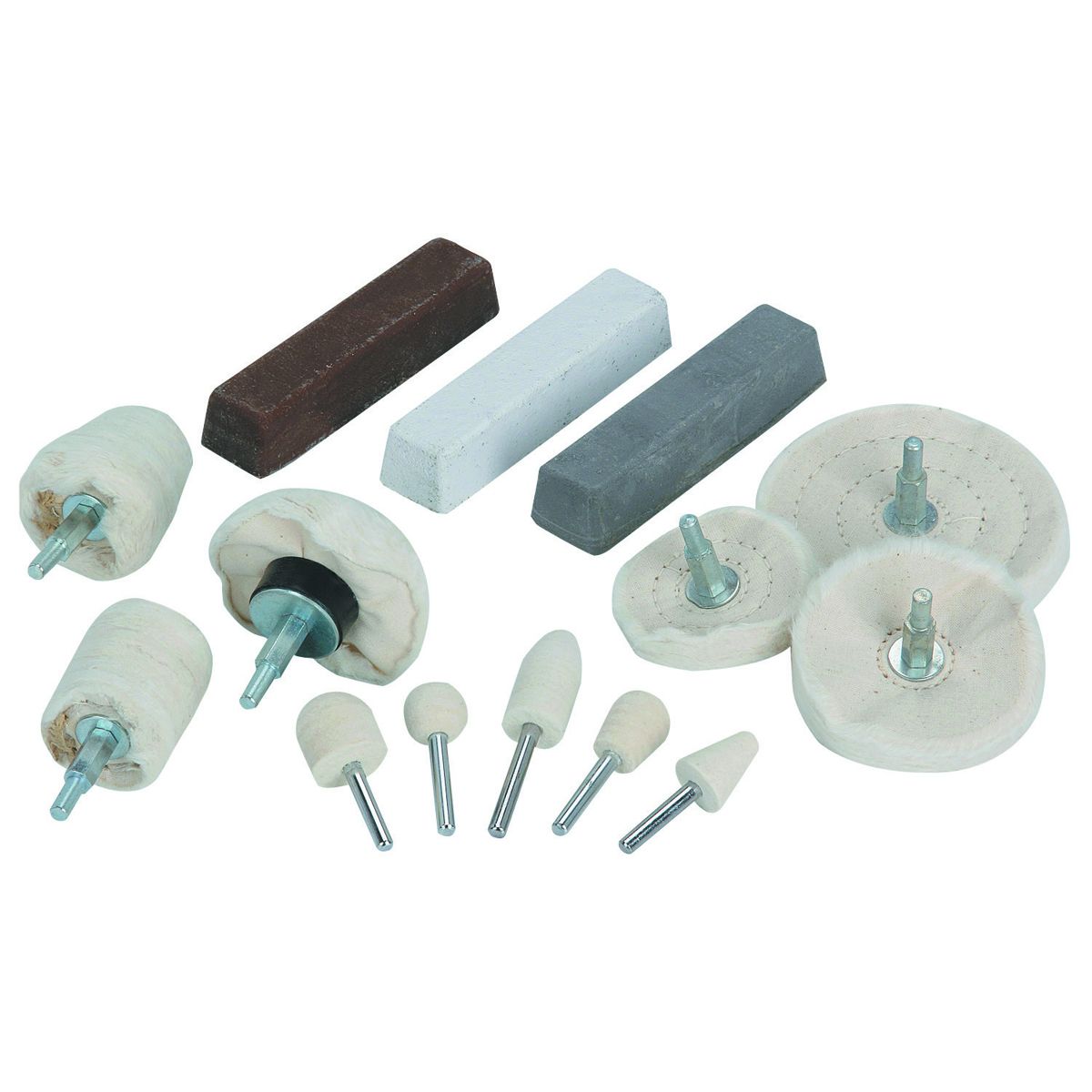 14 Piece Aluminum Polishing Kit with 1/4 In. Shank Q629067
