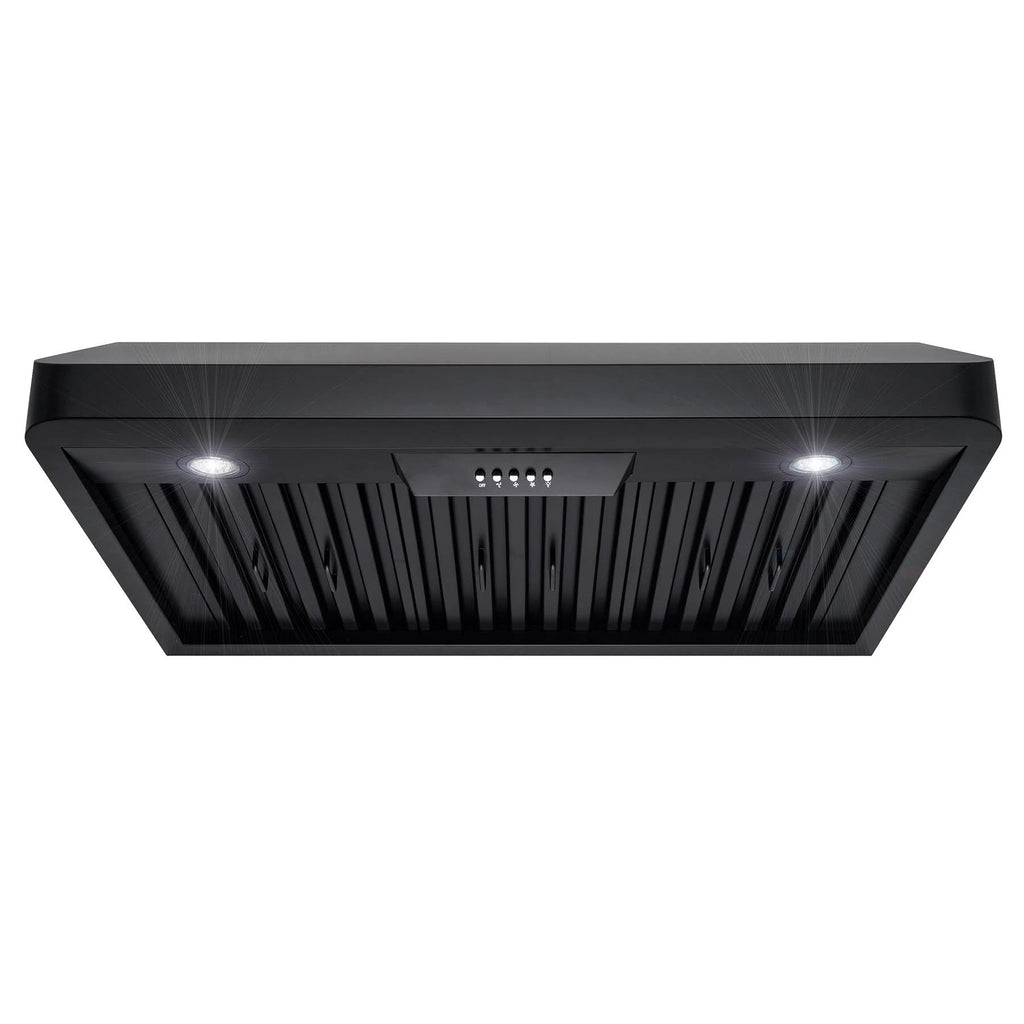 Black Stainless Steel Under Cabinet Range Hood R189851