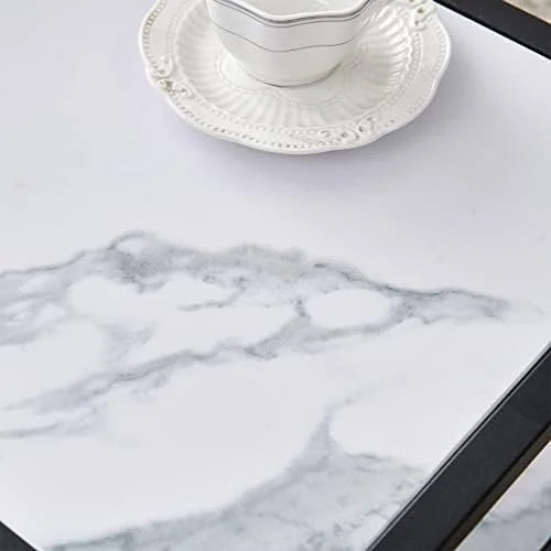 Set of 2 Faux Marble Nesting Coffee Table E76173
