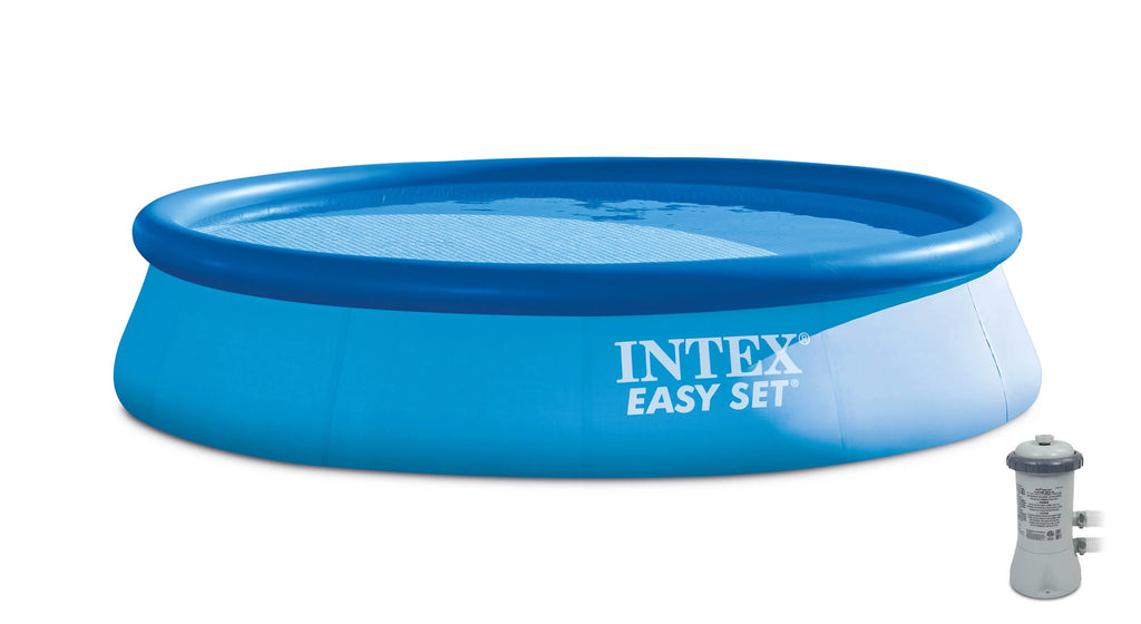 13ft x 32in Above Ground Swimming Pool with Filter Pump I487523